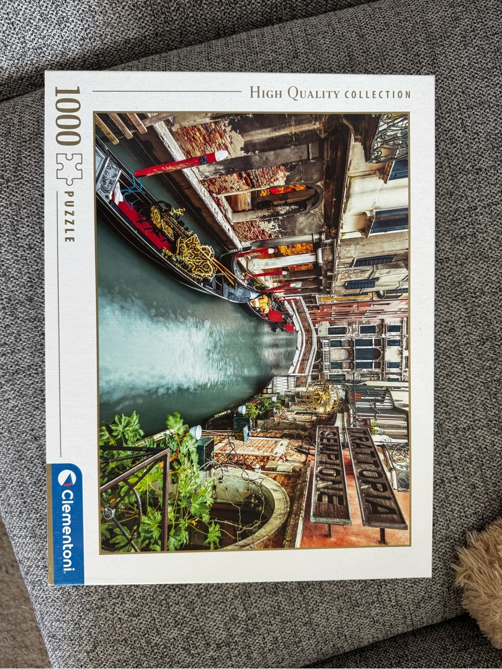 1000-Piece Venice Canal Puzzle - Multicolor